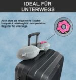 Travel Pillow (Donut Edition) - 100% Memory Foam - U-shaped Neck Pillow with Embroidered Logo - Neck Pillow - Ideal for Travel, Plane, Car, Office and Home, Washable (Grey) - Image 7