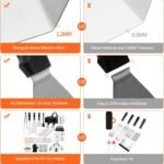 Grill Accessory Set with Flat Top, 30-Piece Barbecue Tool Set for Blackstone and Camping Chef with Scraper, Spatula, Tongs, Egg Ring, for Outdoor Camping, Party, Teppanyaki and Gas Grill - Image 3