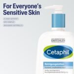 CETAPHIL Cleansing lotion, 460 ml, for dry, sensitive skin, facial cleansing, can be used with and without water, gently and effectively removes dirt, soap-free, no eye burn - Image 6