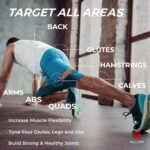 Elvire Sport resistance bands set (3 pack): Fitness Bands/Resistance Bands for Hips, Buttocks and Legs, Resistance Bands for Yoga, Pilates, Crossfit, Physiotherapy, Men and Women - Image 4