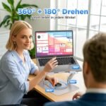 ICARE Laptop Stand with Magnetic Laptop Cooler, 360° Swivel, 10 kg Load Capacity and 18 dB Quiet, Laptop Stand for Laptops and Tablets up to 16 Inches, Silver - Image 4