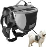 Dog Hiking Backpack, Portable Adjustable Pet Supplies with Handle, Large Dog Backpack - For Walks, Camping, Outdoor, Overnight Travel, Daily Car, Plane, Airport Trip - Image 2