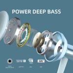 SoundMAGIC E11BT Bluetooth Headphones with Neckband Wireless Earphones HiFi Stereo In-Ear Headset with Microphone Noise Isolating Sports Headphones Blue - Image 5