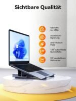 Laptop Docking Station Stand Dual 4K Monitor, QUUGE Dual HDMI Docking Station for Laptop, 2 HDMI (Single 4K@120Hz), 2 USB 3.0 Ports, 100W PD, RJ45 Ethernet, Desktop Management 7-in-1 USB C Dock - Image 9