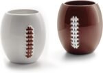 40YARDS American Football Mug / Coffee Mug (330 ml) Set of 2 Ceramic with Raised Football Seam for Cappuccino, Flat White, Americano, Tea & More - Image 2