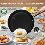 HOMELUX 10-Piece Induction Pots Set, Cast Aluminium Cooking Pot Set, Ceramic Non-Stick Coating Pan Set, Pots Set with Lid, Induction Pot Set for Induction All Cookers - Image 4