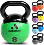Aeromat Elite Mini Kettlebell Medicine Ball - Kettlebell Weight Balls for Exercise, Weighted Exercise Ball, Strength Training Kettlebells - Image 2