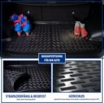 ELMASLINE 3D Rubber Mats & Boot Liner for Vauxhall Insignia Sport Tourer 2008-2016 Estate Floor Mats Boot Mat Accessories - Image 4