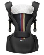 Baby Carrier with Hip Cushion, 2-in-1 Adjustable & Removable, Breathable & Easy to Carry Carrier with Lumbar Support and Removable Drool Bib, for Newborns & Toddlers up to 20 kg - Image 10