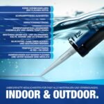 NTG Vinyltrimethoxysilane adhesive, 290 ml, construction adhesive, sealant for airline rails, made in Germany, UV-resistant, all-purpose adhesive, mounting adhesive, water adhesive, body adhesive, - Image 4