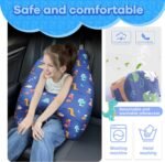 Children's Travel Pillow, Sleeping Pillow for Car, Removable and Washable Cover Made of Soft, Comfortable Cotton - Image 8