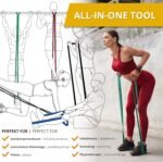 Fitness band pull up resistance band, pull-up aid + training eBook - The pull-up resistance band | Home gym equipment: Sports band pullup dip bar pull-up band, calisthenics bodybuilding training band - Image 7