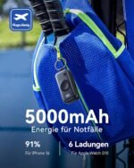 INIU Power Bank, 5000 mAh 20 W PD Mini Power Bank with Integrated USB-C Cable, Accessories for Apple Watch, Power Bank Travel Accessories for Apple Watch Ultra 11 10 9 8 7 6 SE, iPhone 17 16 15, Samsung S25 S24 - Image 7