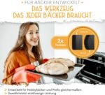 KRUSTENZAUBER Dough Scraper Set of 2 – Practical Dough Card for Bread Shaping – Flexible Dough Scraper or Dough Spatula as Bread Baking Accessories – For Scraping, Shaping, Smoothing and Portioning Dough - Image 8