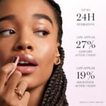 Lancôme Lip Idôle Squalane-12 Butterglow Glowy Colour Balm, Up to 24 Hours Moisturiser, for Radiant, Nourished Lips, 3 g - Image 3