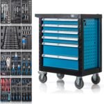 Tool trolley trolley tool box tool chest and Tools 220 pieces - Image 2