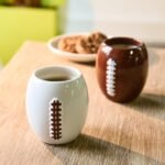 40YARDS American Football Mug / Coffee Mug (330 ml) Set of 2 Ceramic with Raised Football Seam for Cappuccino, Flat White, Americano, Tea & More - Image 3
