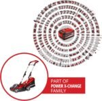 Einhell Rasarro 36/34 Kit Power X-Change Cordless Lawnmower (36 V, 34 cm Cutting Width, up to 300 m², 30 L Collection Basket, 25-65 mm Cutting Height, Includes 2 x 3.0 Ah Batteries + 2 x Charger) - Image 3