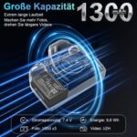 Homesuit NP-FW50 Battery 1300mAh & LCD Charger Kit for Sony Alpha A6000 A6300 A6400 A6500 ZV-E10 7RM2 A7SM2 A7M2 A7II A7RII A7SII A55 A5000 A5100 A300 00 00 RX0 II III IV NEX-3/5/6/7 NEX-F3 (Pack of 3) - Image 4