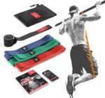 Fitness band pull up resistance band, pull-up aid + training eBook - The pull-up resistance band | Home gym equipment: Sports band pullup dip bar pull-up band, calisthenics bodybuilding training band - Image 2
