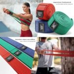 Fitness band pull up resistance band, pull-up aid + training eBook - The pull-up resistance band | Home gym equipment: Sports band pullup dip bar pull-up band, calisthenics bodybuilding training band - Image 4