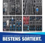 Tool trolley trolley tool box tool chest and Tools 220 pieces - Image 4