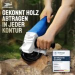 Wood Sanding Disc 125 mm Set Angle Grinder [Extra Sharp] Flex Disc for Wood - Root Milling - Paint Milling - Tree Stump Grinder - Rasp Disc - Sanding with a Flex Sanding Disc - Image 4