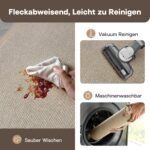 Kitchen Rug Washable Non-Slip 43.5 x 180 cm, Kitchen Runner Washable and Absorbent, Kitchen Rug Runner Hallway Easy to Clean Kitchen Mat for Kitchen, Laundry Room, Outdoor, Beige - Image 5