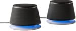 Amazon Basics Pair of Black Stereo 2.0 Speakers for PC Laptop 3.5mm AUX Input USB Power - Image 2
