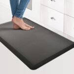 Art3d 0.47 Inch Anti Fatigue Mat Comfort Mat Padded Kitchen Mat Non-Slip Foam Comfort Cushion for Standing Desk Office or Garage Floor 28 x 17.3 inch, Black - Image 2