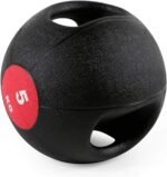 Binaural Fitness Rubber Elastic Medicine Ball, Core Training Male and Female Sports Equipment, 5 kg / 11 lb - Image 2