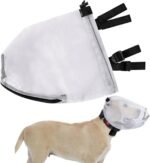 Gesichtsschutz für Hunde - Tragbares Hundekopf-Sicherheitsnetz mit Maulreißverschluss - Atmungsaktives Schutznetz für Tierbedarf Kopf bei Kletterabenteuern Jagd Teckel - Image 2