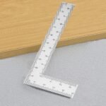Stainless Steel L Shaped Woodworking Ruler - Double Sided Precision Scale - Image 2