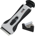 miaX Professional Ceramic Hob Scraper – Your Reliable Scraper For Kitchen and Household – Sturdy Hob Scraper With Soft-Touch Handle – Replacement Blades Integrated Into The Glass Scraper - Image 2