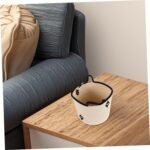 VALICLUD Geflochtener Baumwollseilkorb für Aufbewahrung im Wohnzimmer Schlafzimmer oder Badezimmer Rechteckiger Organizer aus Baumwolle mit Griffen für Kleinigkeiten und Haushaltsgegenständ - Image 7