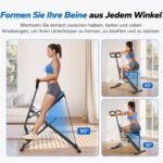 MERACH 2 in 1 Squat Rowing Machine with Holder, Squat Machine Foldable Squat Machine, Glute Machine for Buttocks, Leg and Core Training for Home and Gym, Max 160 kg - R07/R07 Pro - Image 4