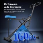 MERACH 2 in 1 Squat Rowing Machine with Holder, Squat Machine Foldable Squat Machine, Glute Machine for Buttocks, Leg and Core Training for Home and Gym, Max 160 kg - R07/R07 Pro - Image 5