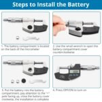 AUTOUTLET Micrometer Digital Micrometer Micrometer 0-25 mm / 0.001 mm (0.00005"), LCD Digital Micrometer Caliper Inch/Metric Measurement, High Precision Measuring Tool Micrometer - Image 5