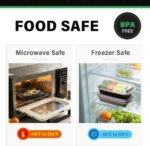 WUHUIXOZ Pack of 50 32 oz Meal Prep Containers with Premium Reusable Meal Prep Containers Lunch Box with Lid, Microwave, Freezer, Dishwasher Safe - Image 3