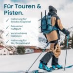 Otaro Ski Backpack (Backpack 20L) Hydration Backpack Trekking Backpack Hiking Backpack 20L Unisex for Men and Women Ultralight & Waterproof, blue, M, Rucksack - Image 4