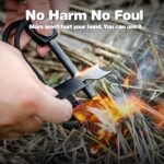 Fire Steel Flint Survival,7-in-1 XXL Outdoor Equipment Set Ignitions Fire Starter Fireflint Magnesium Lighters for Fire Steel - Image 3