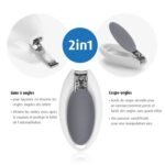 Reer BabyCare Nail Care Set - Baby Nail Scissors and Nail Clippers - White - Image 5