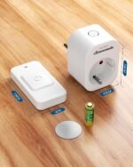DEWENWILS Remote Control Sockets 3680W Magnetic One Button Switches 30M Range Pre-programmed Wireless Socket Set for Lights Home Appliances White - Image 6
