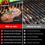 BBQ Grill Mat, Teflon Grill Mats, Gas Grill, 100% Non-Stick, PFOA Free for up to 260°C / 500°F - Image 4