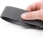 BODYMATE Stretching Band with 3 Loops, Total Approx. 75 cm Long, 3.8 cm Wide, Made from 100% Natural Cotton - Image 4