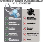 Automatic Rebound Abdominal Roller, New Wheels Roller Domestic Abdominal Trainer, Abdominal Roller for Abdominal Muscle Training, Abdominal Roller with Sturdy Double Wheels - Image 4