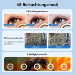 APEXEL HB100 Ultra-HD Handy-Makroobjektiv F1.05 mit mit 45 Fülllichtmodi und AF-Beschichtung,Handy Objektive Passend für iPhone, Samsung, Pixel Smartphones - Image 5