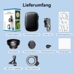 APEXEL HB100 Ultra-HD Handy-Makroobjektiv F1.05 mit mit 45 Fülllichtmodi und AF-Beschichtung,Handy Objektive Passend für iPhone, Samsung, Pixel Smartphones - Image 7