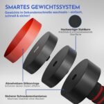NEOLYMP 2er Set verstellbare Kurzhanteln – platzsparendes Hantelset aus Stahl mit ergonomischem Griff für Krafttraining & Home Gym – in verschiedenen Gewichtsstufen. - Image 4