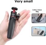 ULANZI MT-08 Compact Travel Tripod Portable Mini Tripod with 1/4" Screw Small Tripod Compatible with Sony ZV1/ RX100 VII/ RX1R II, Canon G7X Mark, Fujifilm X100V, Leica Q2 - Image 3